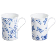 将图片加载到图库查看器，Botanical Blue China Mug - Pkt1
