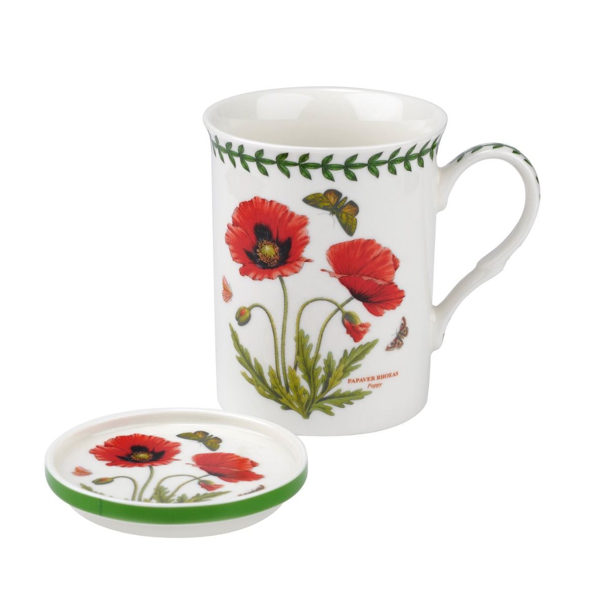 Botanic Garden Poppy Mug & Coaster Set