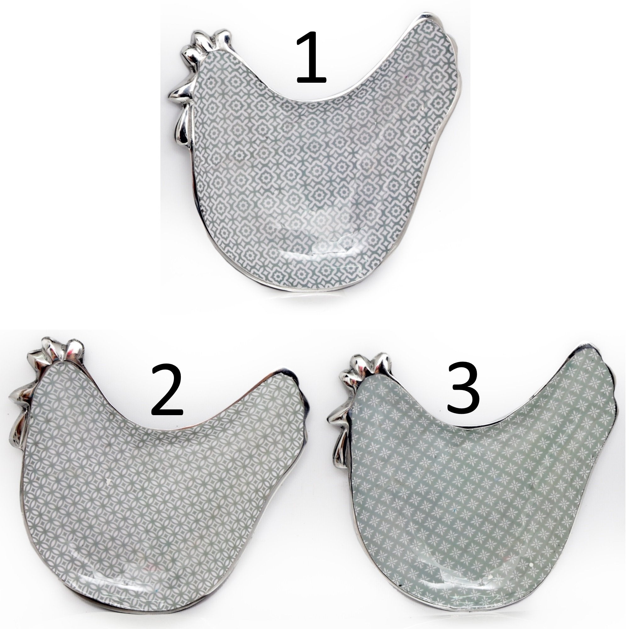 Aluminium Chicken Shaped Dish - Various Designs